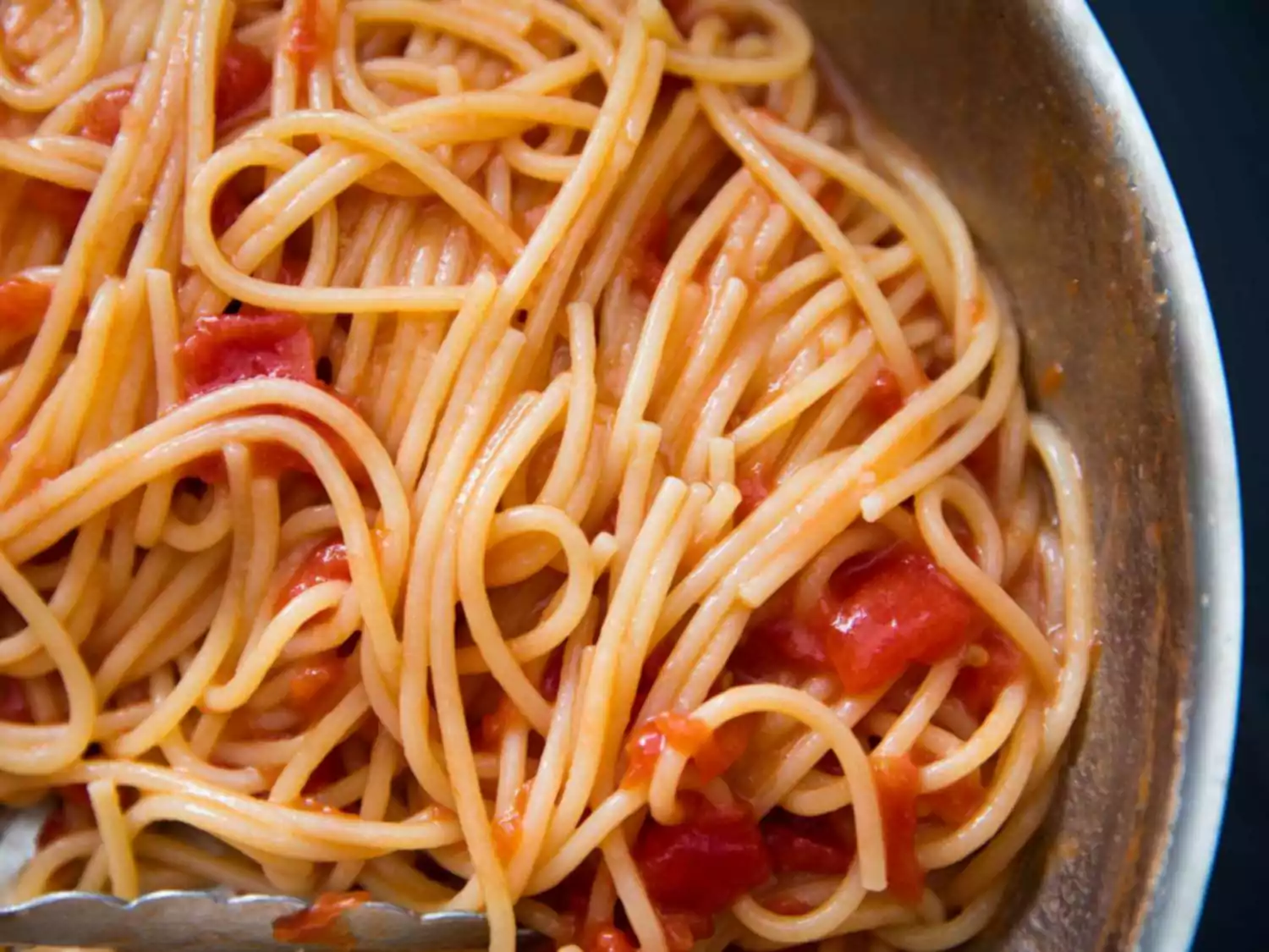 La forma correcta de salsear la pasta