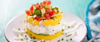 Causa (Puré de batata fria peruana com atum ou frango) Receita